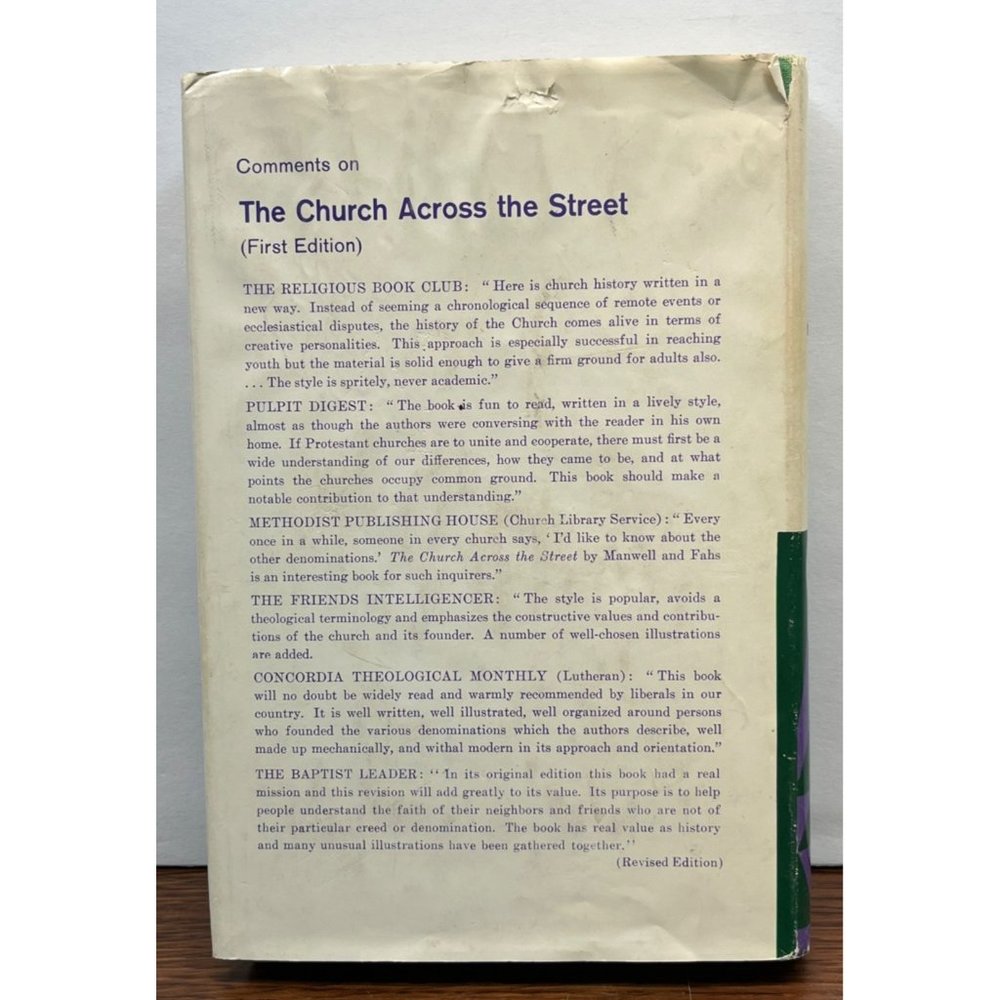 The Church Across the Street by Reginald Manwell 1962 Hardcover Sophia Fahs - Picture 4 of 10